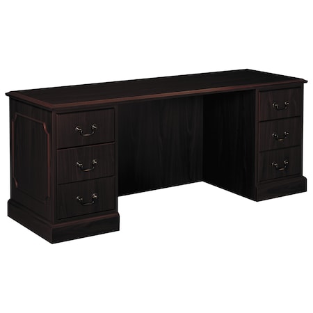 Hon Kneespace Credenza, 72w x 24d x 29-1/2h, Mahogany H94243.NN